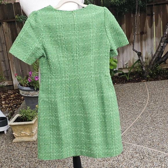 Nwt UYM  tweed golden buttons dress S - Picture 7 of 16